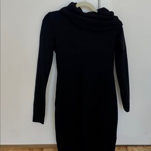 H&M Black Basic Turtleneck Dress Size XS